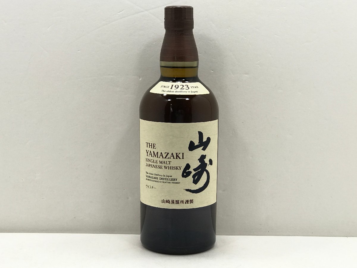 ヤフオク! -「サントリー 山崎 43% 700ml 箱なし シングルモルト