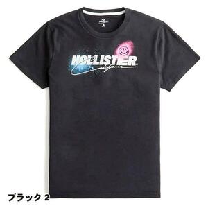 新品★正規品★Sサイズ！★ホリスターHOLLISTER★クルーネック★ Glow-in-the-Dark Graphic Tee★ブラック★