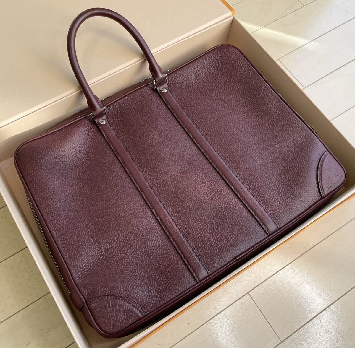 Louis Vuitton Oliver Dandy Epi ブリーフケース 薄型 Louis ブリーフケース Vuitton
