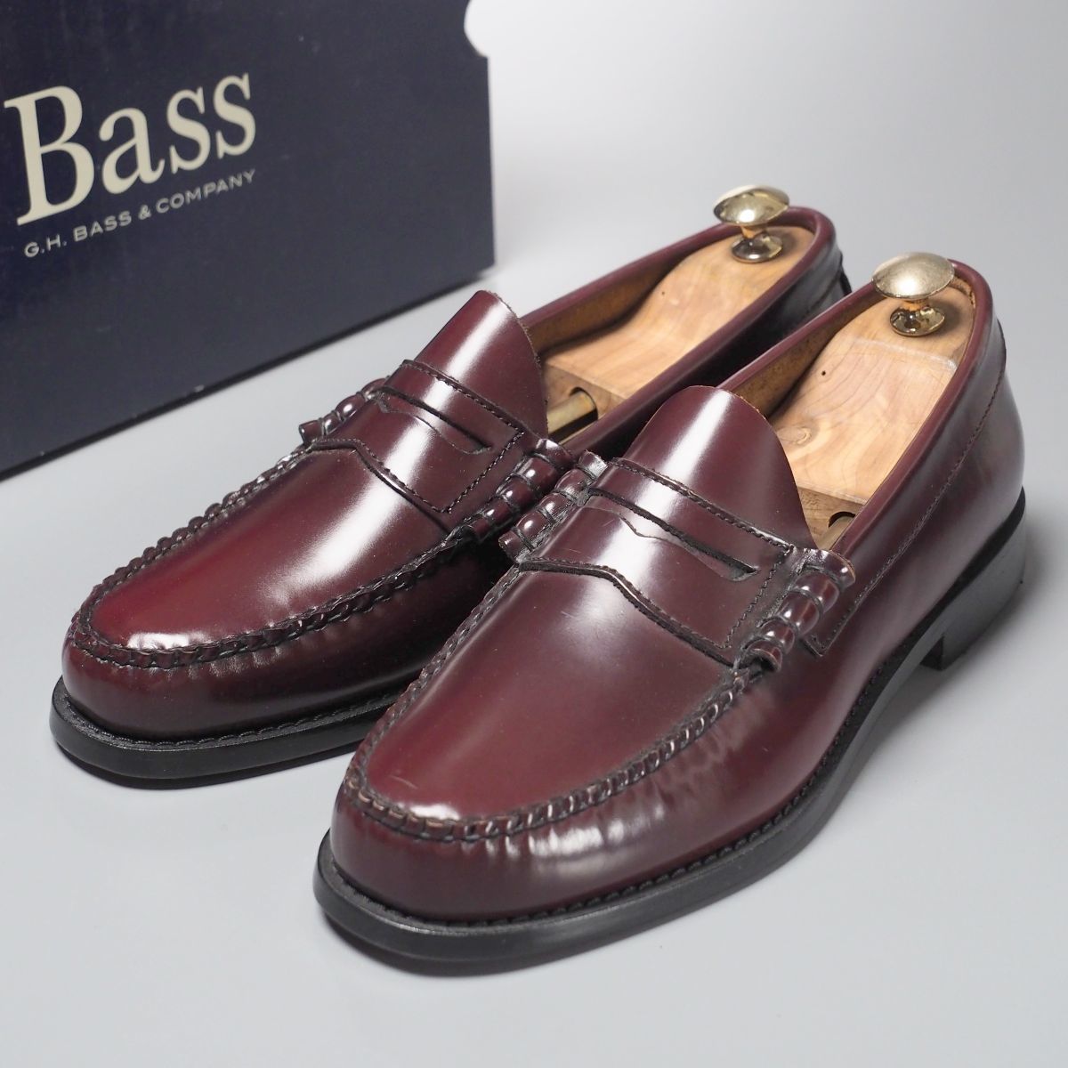 G.H.Bass LARSON Moc Penny 8 26cm ローファー◇ 日本廉価 www ...