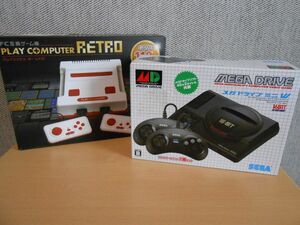 新品未使用 メガドライブミニW プレイコンピューターレトロ 2台一緒に