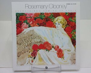 [TK2182LP] LP Rosemary Clooney/Everything's coming up rosie（ローズマリー・クルーニー）国内盤 白レーベル ライナーノーツ