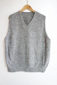 19AW crepuscule クレプスキュール wholegarment knit vest ホールガーメント ニット ベスト 1903-006 灰 グレー サイズ2 123N