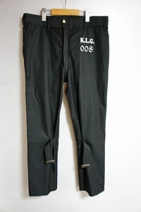  прекрасный товар 22SS KIDS LOVE GAITE Kids Rav gate Bondage Pantsbo винтаж брюки чёрный черный размер 3 KLG-BP001 1116M