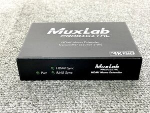 BR1879_As◆モデルR使用品◆MuxLab◆500451◆HDMI MONO EXTENDER◆電源コード付き◆W110 H25 D80◆※通電のみ確認済