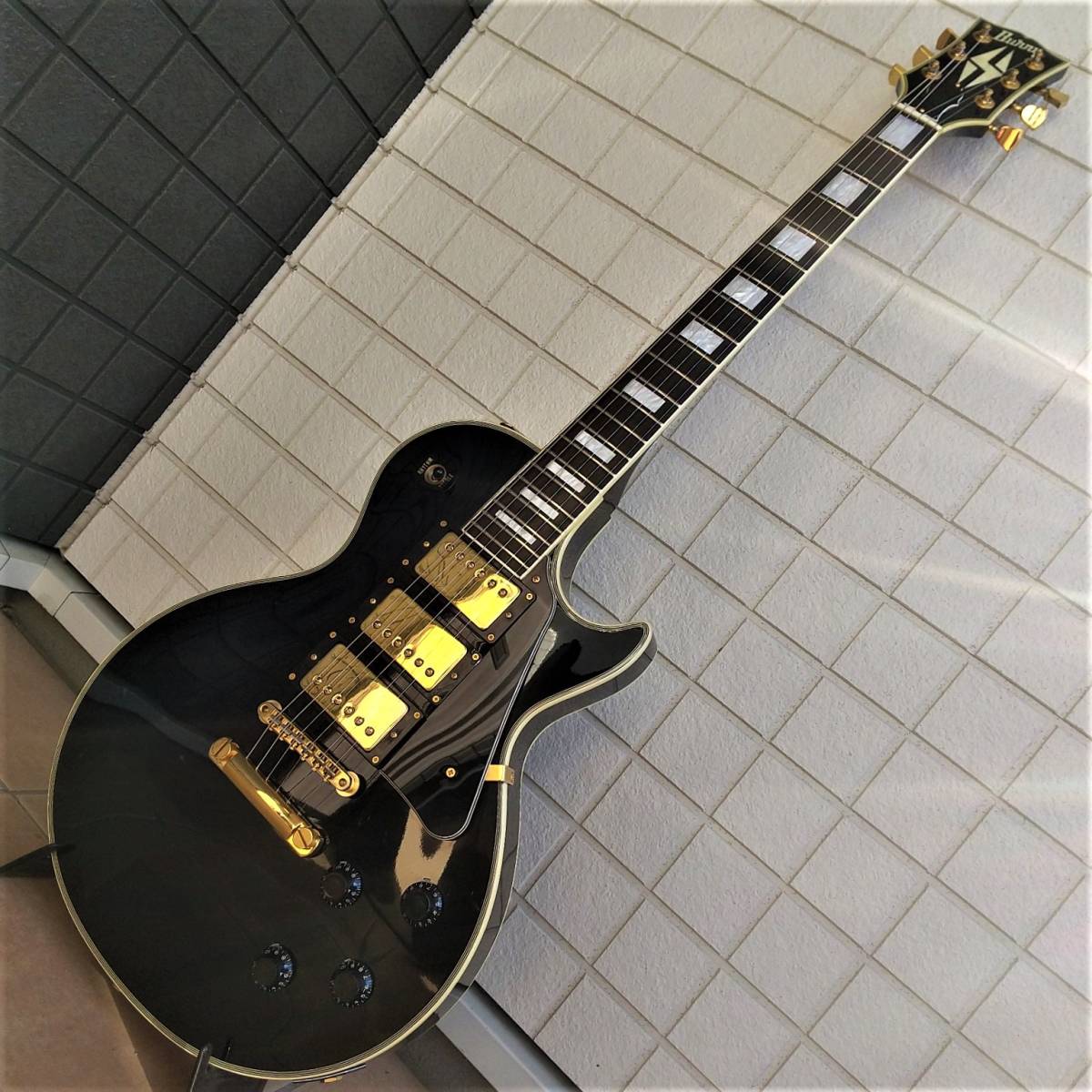 ヤフオク! -「burnyバーニーレスポールカスタム」(ギター) (楽器、器材