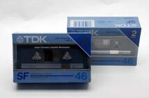 ※ 2セット4本 80年代 新品 カセット TDK SF-46 4本 SF46 ハイポジション Sa2637L5_画像1