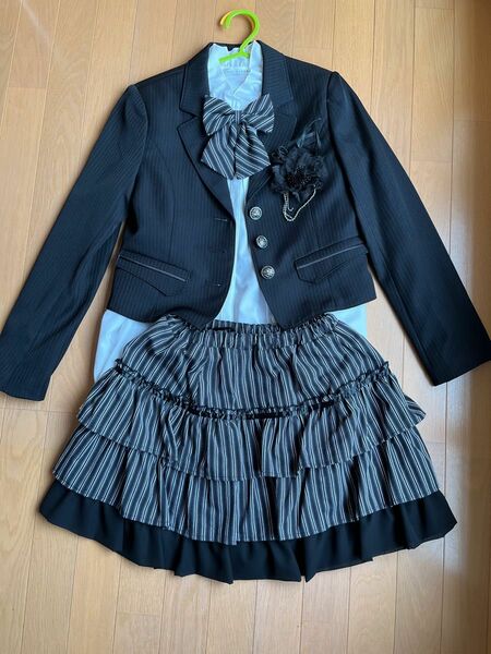 小学生女子卒業式用ジャケット・シャツ・スカート