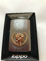 【Spx】キャデラック Zippo/ジッポライター・シルバーポリッシュ／【type1】／CADILLAC/　USA製 ！新品！即決！_画像3