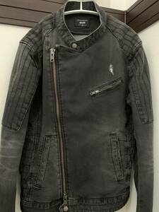 glamb グラム　GB0419 / JKT15 Jam denim riders ジャムデニム　ライダース　ユーズド　ダメージ加工