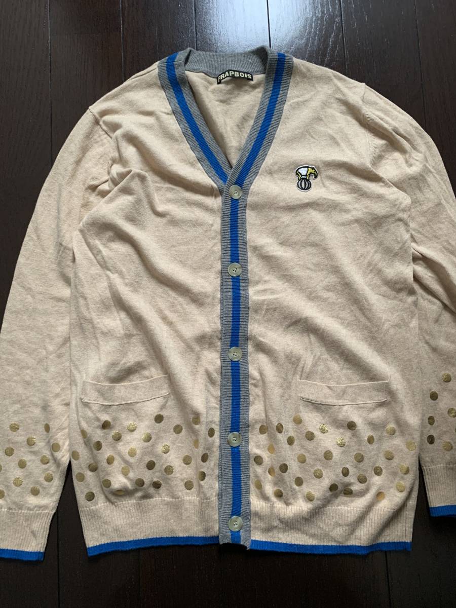 人気の中古 Z81 FRAPBOIS ZOO フラボア Vネック ニット カーディガン