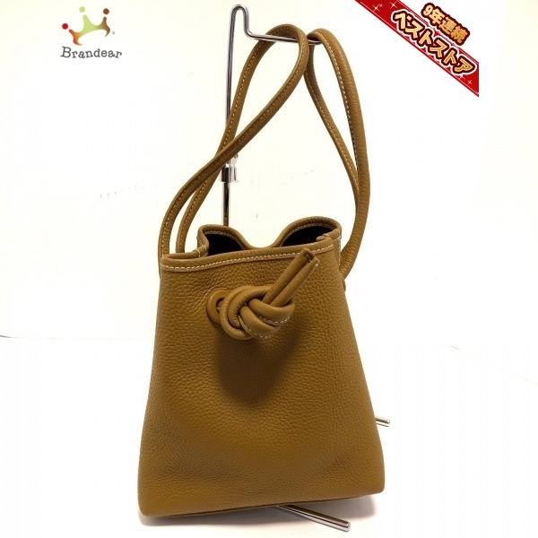 ☆美品☆ヴァジック ボンドミニミニ ショルダーバッグ 巾着 シボ革