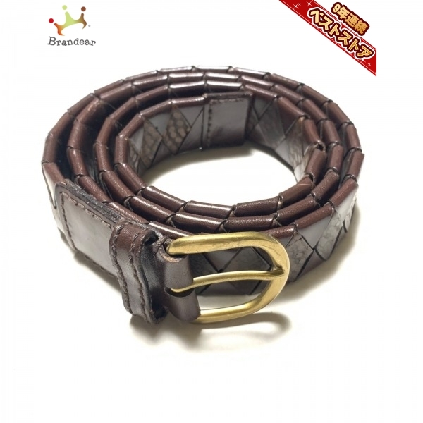 Aランク ETRO ベルト 1I116 ブラウン 90 【A27273】 | souvlaki.com.gr