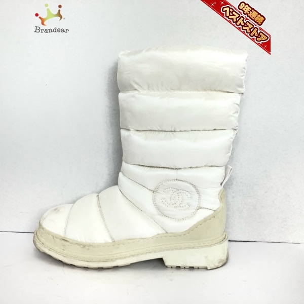 セール Chanel シャネル ブーツ サイズ 35 1/2 ブーツ 靴 レディース