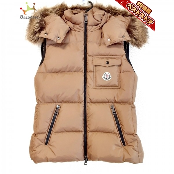 MONCLER レディースダウンベスト サイズ0 収納袋付き 50%OFF nods.gov.ag