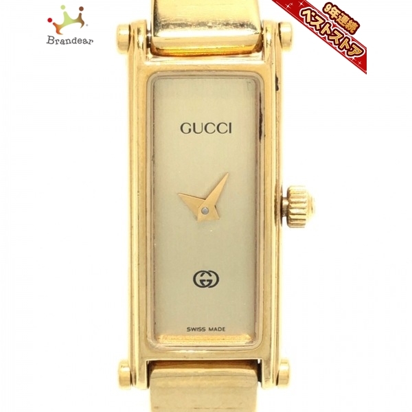 ヤフオク! -グッチ 時計 1500 ゴールドの中古品・新品・未使用品一覧