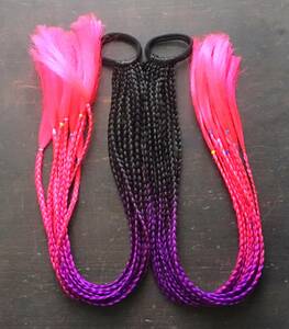 2 point set hair elastic Blaze ek stereo D