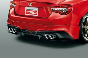 【TRD/ティーアールディー】 リヤバンパースポイラー 素地 トヨタ 86 ZN6 '16.07~ [MS313-18002-NP]