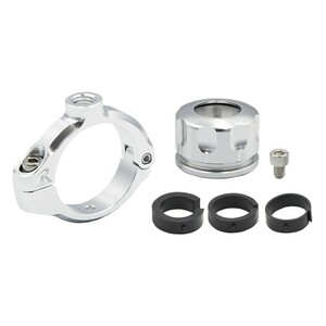 [REC-MOUNT25] Short joint model base mount part (JC parts ) JC22 pipe clamp base silver [RM25-JC22]