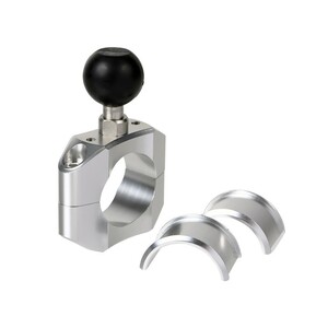 [REC-MOUNT25] base mount part (C parts ) C4 pipe clamp base 1-1/8inch(28.6mm)/1.25inch(31.8mm) silver [RM25-C4]
