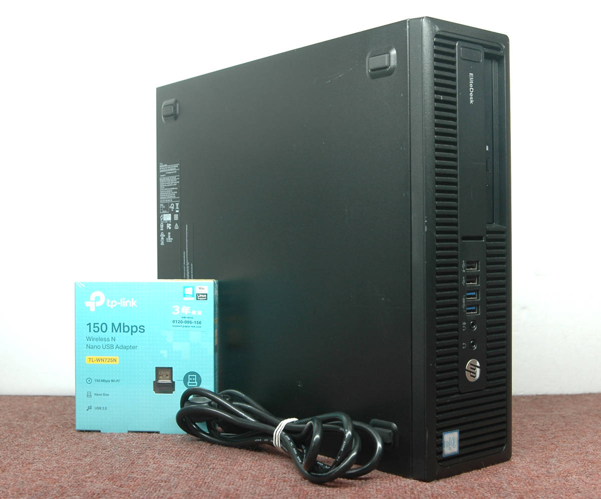 PC/タブレット デスクトップ型PC hp】EliteDesk 800 G2 SFF Core i7-6700 3.40GHz メモリ32GB HDD500GB 