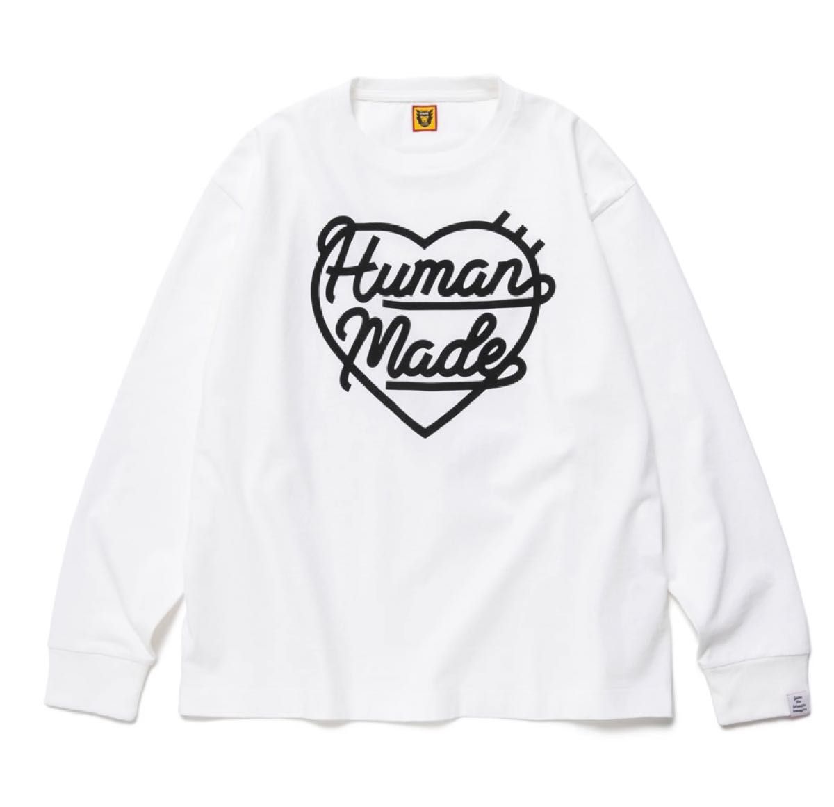 HUMAN MADE HEART L/S T-SHIRT  XLサイズ Tシャツ/カットソー(七分/長袖) カウンターアニバーサリー