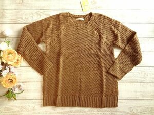 新品 Merdel'or 茶 キャメル ニット セーター LL XL 大きいサイズ 13 