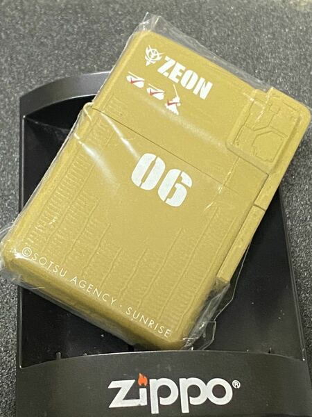 zippo GUNDAM ZEON 06 立体メタル ガンダム 希少モデル 2003年製 特殊加工