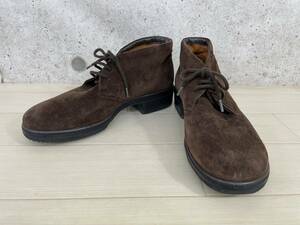 【24cm】OTSUKA 大塚製靴 Happy Walker ハッピーウォーカー ブラウン スウェード ショートブーツ ブーツ 