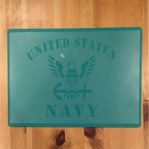 No.113 stencil сиденье U.S.NAVY America военно-морской флот ARMY