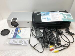 H3-1GK 美品◇プロジェクター　FANGOR　Wi-Fi MULTIMEDIA PROJECTOR　小型　F-506　マルチメディア