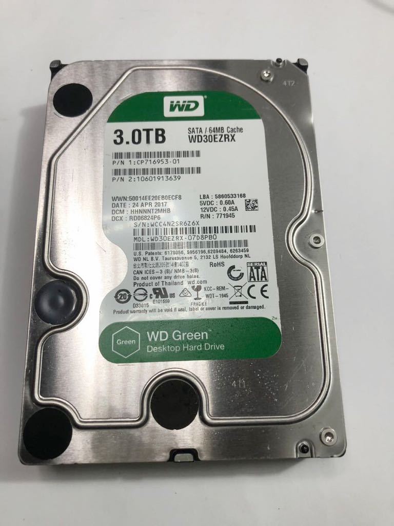 ◯新品◯ Western Digital 6TB HDD WD60EZRX WD Green コンピュータ