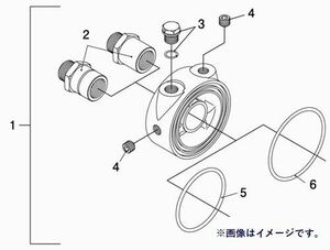 個人宅発送可能 TRUST トラスト 油圧・油温センサーアタッチメント 補修パーツ 【5】 Oリング (内径56φ) (12401160)