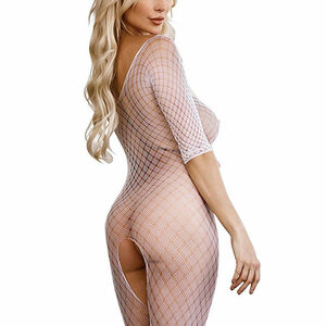  postage 200 jpy addition 100 jpy *BSTw79 sexy Ran Jerry white see-through black chi less open black chi body stockings zentai suit ero