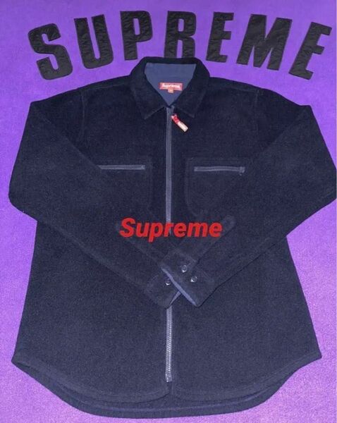 ★レア・極軽品★Supreme シュプリーム POLARTECフリース 濃紺