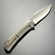 Kansept Knives 折りたたみナイフ SPRITE スプライト 直刃 フレームロック式 チタンハンドル K1003A2_画像2