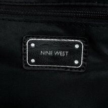 ◆美品 NINE WEST ナインウエスト レザー ショルダーバッグ 黒 ブラック ハンドバッグ レディース 婦人_画像4