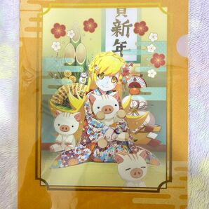 〈物語シリーズ〉ぷくぷく (謹賀新年) 忍野忍 クリアファイル エムズファクトリー 講談社