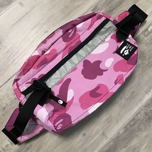 Pink camo Waist Bag a bathing ape エイプ ベイプ アベイシングエイプ ウエスト バッグ ポーチ NIGO ピンクカモ 迷彩 m6