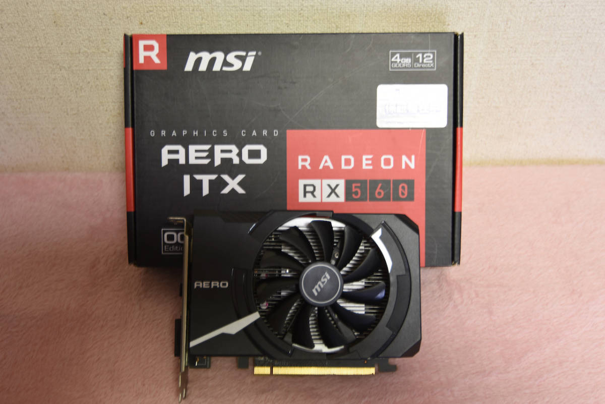 MSI Radeon RX 560 AERO ITX 4G OC [PCIExp 4GB] オークション比較