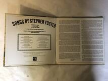 30206S US盤 12inch LP★SONGS BY STEPHEN FOSTER★H-71268_画像3