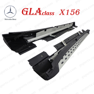 ベンツ GLA X156 前期 後期 GLA180 GLA220 GLA250 GLA45 AMG サイド ステップ アンダー スポイラー 左 右 アルミ ランニング ボード