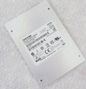 【中古パーツ】2.5 SATA SSD 60GB 1台 正常 TOSHIBA THNSNJ060GCSU ■SSD2094