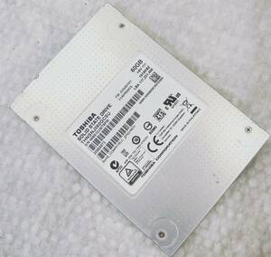 [Используемые части] 2,5 SATA SSD 64GB 1 единица нормального TTOSHIBA THNSNJ060GCSU ■ SSD2315