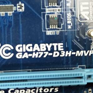 【中古パーツ】BIOS確認のみ、GIGABYTE GA-H77-D3H-MVP マザーボード ＩＯパネル付 LGA1155 ■MB2091の画像4