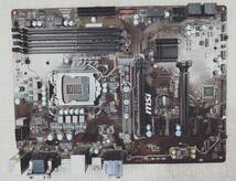 【中古パーツ】BIOS確認のみ、MSI Z270-S01A マザーボード ＩＯパネル LGA1151 ■MB2213_画像1