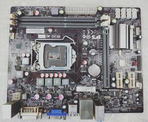 【中古パーツ】BIOS確認のみ、H61H2-M2 V:2.0 マザーボード ＩＯパネル LGA1155 ■MB2161