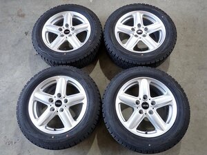 QR4232【送料無料205/60R16】MINI ミニクロスオーバー純正 ダンロップ 中古スタッドレスSET ■16×6.5J 120/5H ET46■