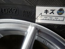 QR4741【送料無料155/80R13】パッソ ヴィッツなどに グッドイヤー 中古スタッドレスアルミセット ■13×5J 100/4H ET35■_画像8