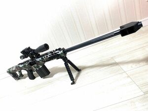 バレットm82風ナーフガン　ボルトアクション　エアコキ　スポンジ弾　ナーフ銃